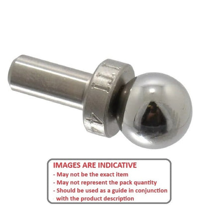 Inspection Ball   12.7 x 6.342 x 16 mm Steel - MBA  (Pack of 25)