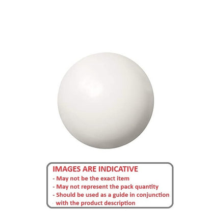 Ball    3.97 mm Acetal - Precision Grade 1 - White - MBA  (Pack of 200)