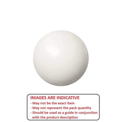 Ball    2.38 mm Acetal - Precision Grade 1 - White - MBA  (Pack of 20)