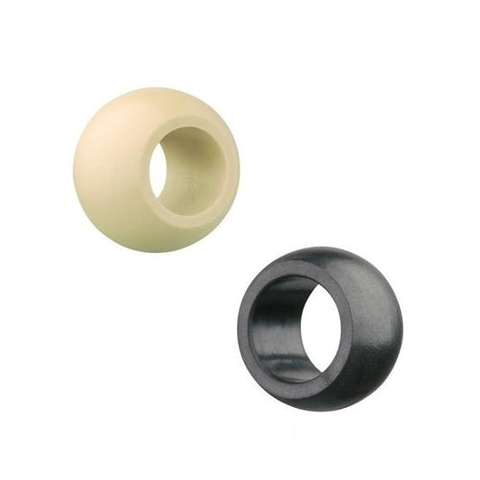Ball   21.03 mm Plastic - Off White - MBA  (Pack of 4)