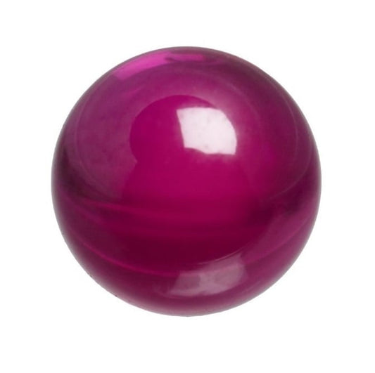 Ball    5 mm Synthetic Ruby - Precision Grade 25 - Red - MBA  (Pack of 5)