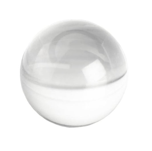 Ball    3.175 mm Synthetic Saphire - Precision Grade 25 - Clear - MBA  (Pack of 5)