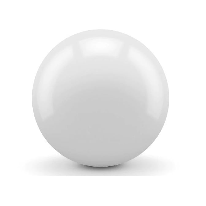 Boule en céramique 1,588 mm - Céramique Zircone ZrO2 - Précision Grade 25 - Blanc Cassé - MBA (Pack de 1)