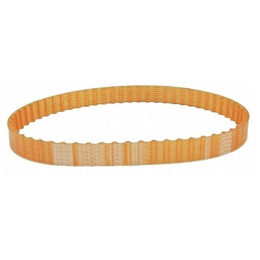 Timing Belt  132 Tooth x 6 mm Wide  - Metric Polyurethane with Steel Cords - Amber - 2.5 mm T2.5 Trapezoidal Pitch - MBA  (Pack of 1)