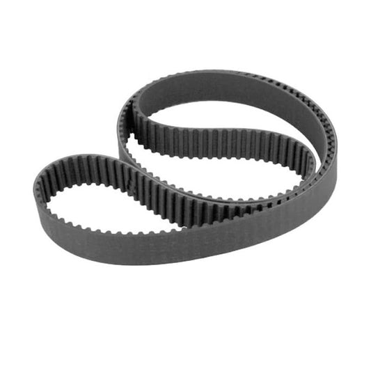 Timing Belt    4 Curved Tooth 9 mm Wide  - Metric Nylon Covered Neoprene with Fibreglass Cords - Black - 2 mm GT Curvelinear Pitch - MBA  (Pack of 1)