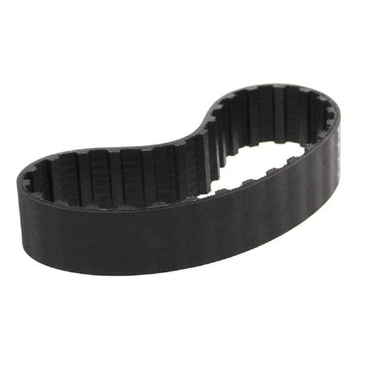 Belts   78 Tooth 20mm Wide  - Metric Nylon Covered Neoprene with Fibreglass Cords - Black - 10 mm T10 Trapezoidal Pitch - MBA  (Pack of 1)