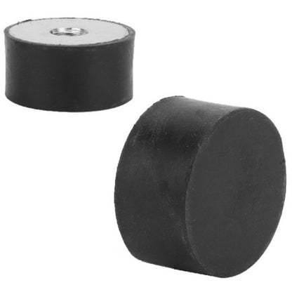 Buffer Mount   15 x 20 - M4x0.7 mm  -  Natural Rubber 70A - Female - MBA  (Pack of 40)