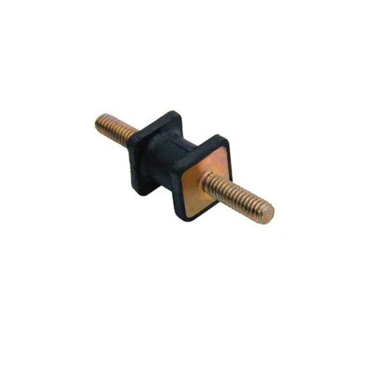 Bobbin Mount   12.7 x 14.3 mm - 8-32 UNC -32  -  Natural Rubber - Male to Male Square - MBA  (Pack of 1)