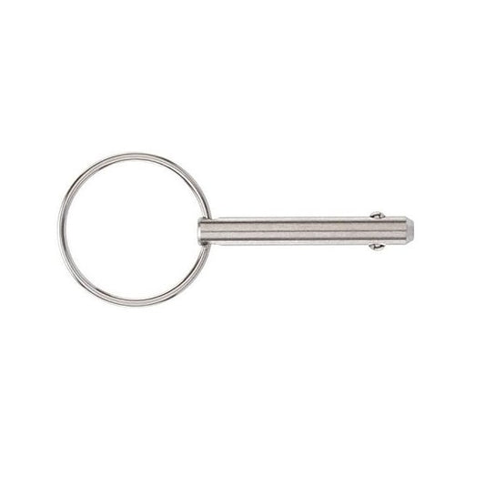 Ball Lock Pin    4.76 x 25.4 mm Stainless 304 Grade - Keyring Style - MBA  (Pack of 2)
