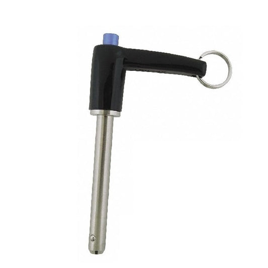 Ball Lock Pin   12.70 x 25.4 mm Stainless 17-4PH - L-Handle Industrial - MBA  (Pack of 1)
