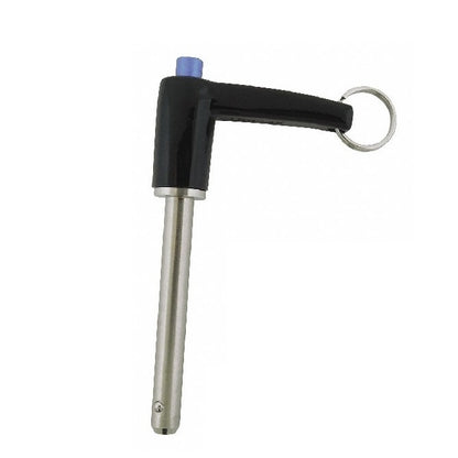 Ball Lock Pin    6.35 x 50.80 mm Stainless 17-4PH - L-Handle Industrial - MBA  (Pack of 1)