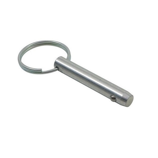 Ball Lock Pin    6.35 x 38.1 mm Stainless 316 Grade - Keyring Style - MBA  (Pack of 2)