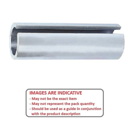 Bore Reducer    6.35 x 4.76 x 15.9 mm  -  Aluminium Alloy - MBA  (Pack of 1)