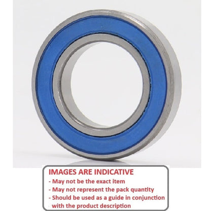 Custom Works Intimidator Bearing 4.76-9.53-3.18mm Alternative Double Rubber Seals Standard (Pack of 5)