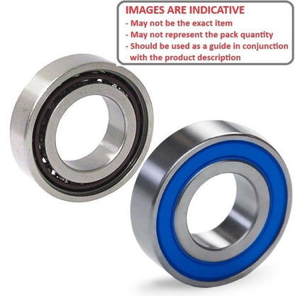 Thunder Tiger 36 Pro - 2 Stroke Rear Bearing 12-24-6mm Suggested Single non contact seal High Speed Polyamide (Pack of 1)