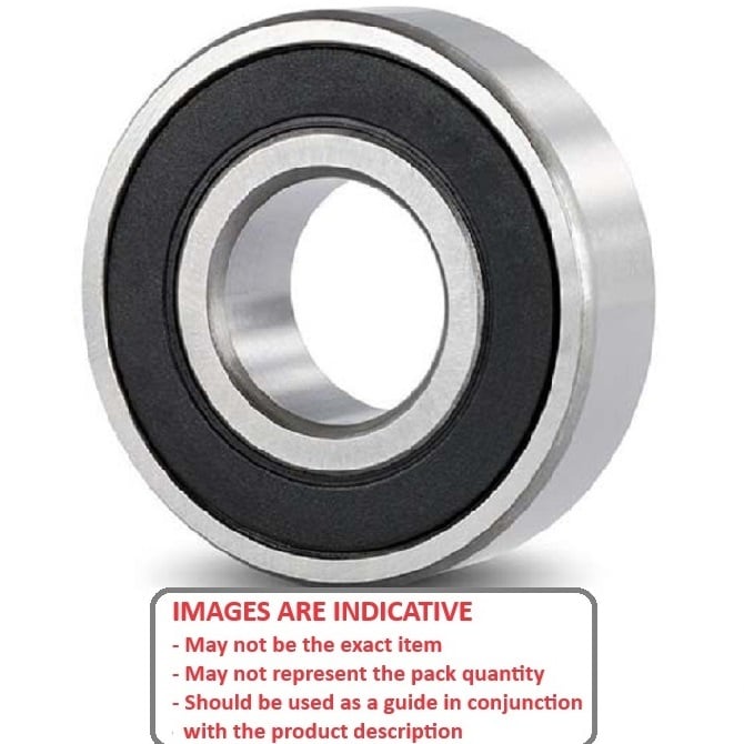 Picco 40 - 2 Stroke Rear Bearing 12-24-6mm Alternative Double Rubber Seals Standard (Pack of 1)