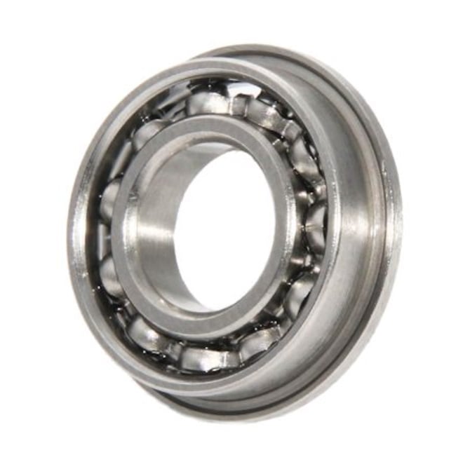 Ball Bearing    4.763 x 12.7 x 4.978 mm  - Flanged Stainless 440C Grade - Abec 7 - MC34 - Standard - Open Lightly Oiled - MBA  (Pack of 42)