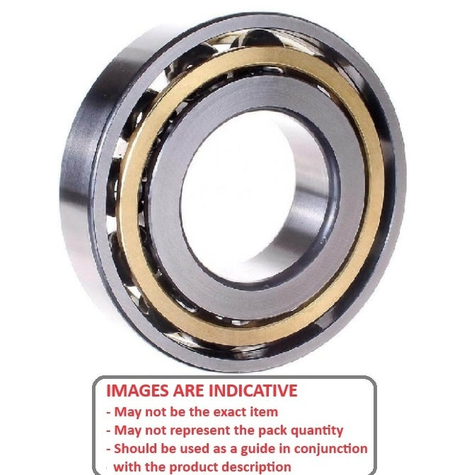 Racers Axial - 15 Bearing 14-25-6mm Alternative Open, High Speed Cage, Angular Contact High Speed (Pack of 1)