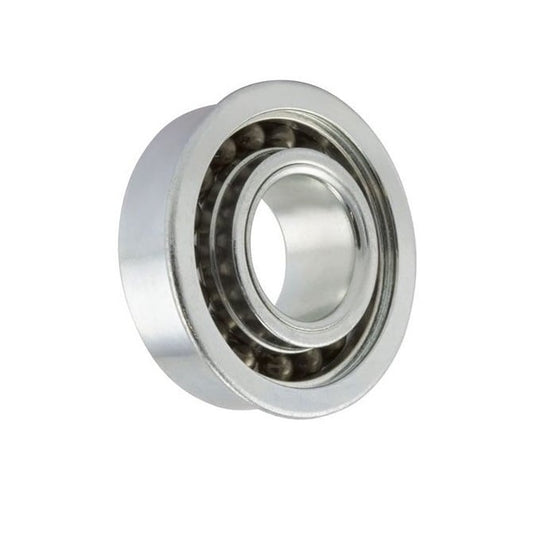 Ball Bearing    4.763 x 9.525 x 3.175 mm  - Flanged Extended Inner Stainless 440C Grade - Abec 5 - MC34 - Standard - Open Lightly Oiled - Ribbon Retainer - MBA  (Pack of 20)