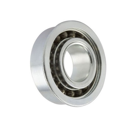 Ball Bearing    1.191 x 3.967 x 1.588 mm  - Flanged Extended Inner Stainless 440C Grade - Abec 5 - MC34 - Standard - Open Lightly Oiled - Ribbon Retainer - MBA  (Pack of 20)