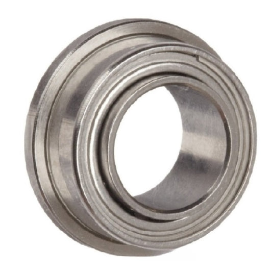 Ball Bearing    1.397 x 4.763 x 2.779 mm  - Flanged Extended Inner Stainless 440C Grade - Economy - Shielded - Standard Retainer - ECO  (Pack of 1)