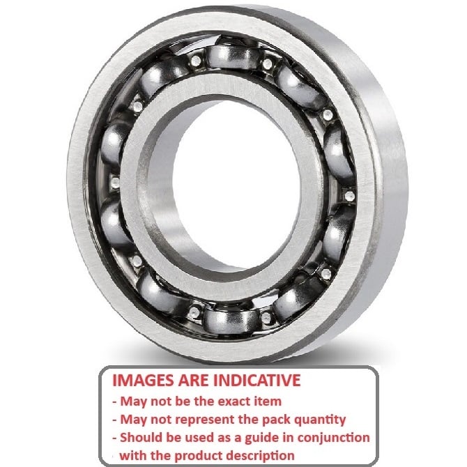 Ball Bearing    1.397 x 4.763 x 1.984 mm  -  Stainless 440C Grade - Abec 7 - MC34 - Standard - Open Lightly Oiled - MBA  (Pack of 27)