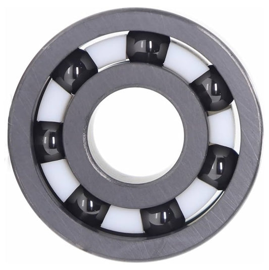 Ceramic Bearing   12 x 37 x 12 mm  - Ball Ceramic Si3N4 - CN - Standard - Grey - Open without Lubricant - PTFE Retainer - MBA  (Pack of 1)