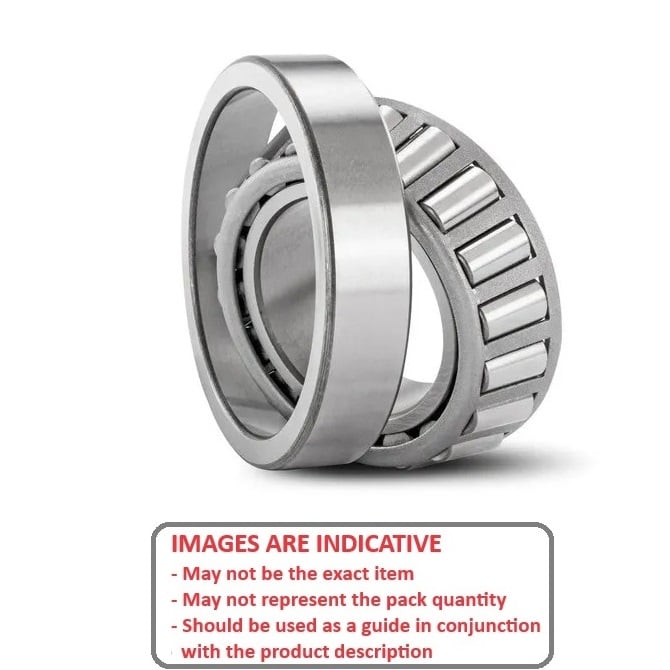 Tapered Roller Bearing   31.750 x 59.131 x 15.875 mm  -  Chrome Steel Cup and Cone Assembly - MBA  (Pack of 1)