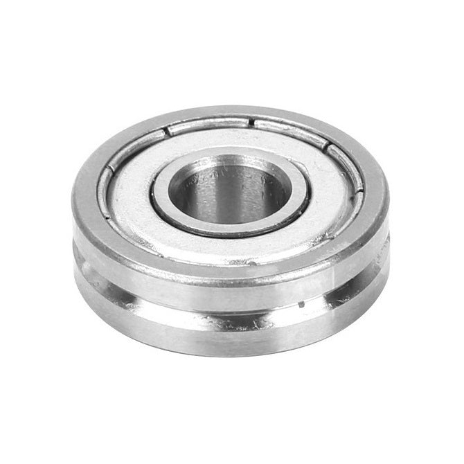 Vee Groove Profile Bearing    8 x 23 x 7 mm  - V Groove Profile Chrome Steel - 3D Printer Parts - ECO  (Pack of 1)