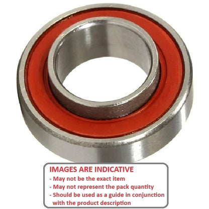 Ball Bearing    9 x 26 x 8 mm  - Extended Inner Chrome Steel - Abec 1 - MC3 - Standard - Sealed - Standard Retainer - MBA  (Pack of 1)