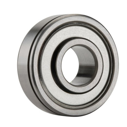 Cuscinetto a sfere 19,05 x 44,45 x 15,875 mm - Solo gola per anello elastico in acciaio cromato - Abec 1 - Schermato - Fermo standard - MBA (confezione da 1)