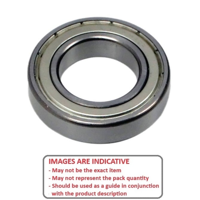 JR 30 Bearing 10-19-7mm - 60017 Best Option Double Shielded Standard Replaces 60017 (Pack of 1)