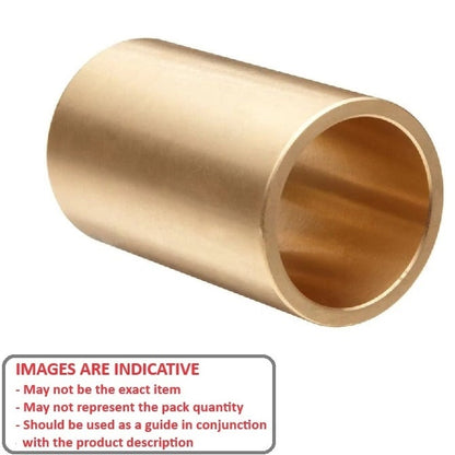 Bush   38.1 x 47.625 x 38.1 mm  - Solid Bronze C93200 - MBA  (Pack of 1)