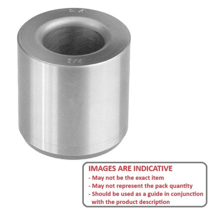 Drill Bushing   26 x 18 x 28 mm  - Headless Press-Fit Steel Hardened - MBA  (Pack of 1)