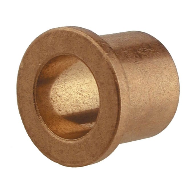 Douille 4 x 8 x 12 mm - Bronze à bride SAE841 fritté - ID serré - OD standard - MBA (Pack de 1)