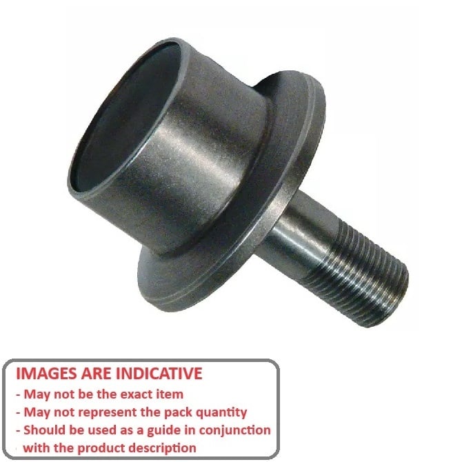 Flanged Stud Type Cam Follower   44.450 x 74.625 mm - 3/4-16 UNF  - - - MBA  (Pack of 1)