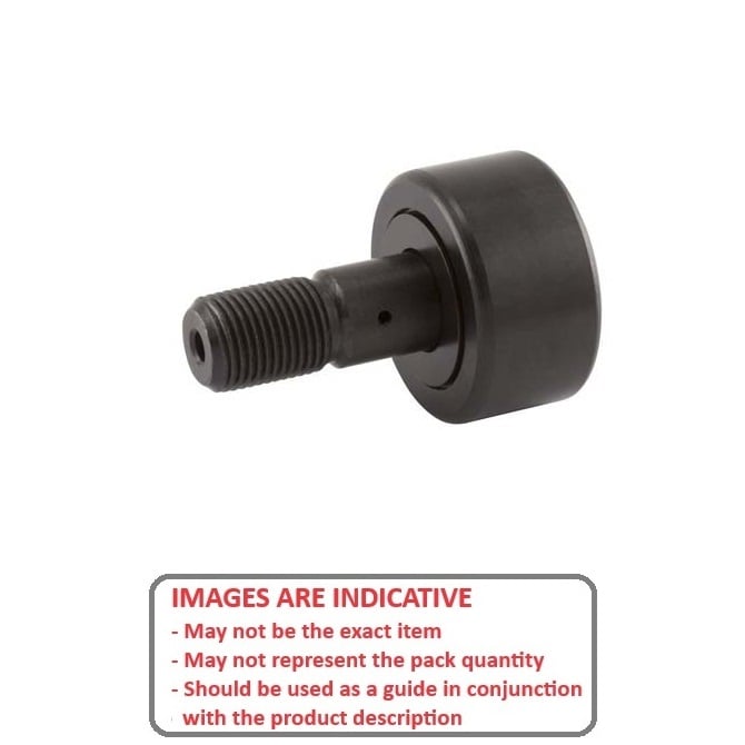 Miniature Cam Follower   22.23 x 25.8 x 17.07 mm  -  Stainless - MBA  (Pack of 2)