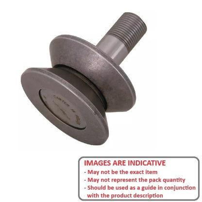 V-Groove Stud Type Cam Follower   88.900 x 93.675 mm - 7/8-14 UNF  - - - MBA  (Pack of 1)