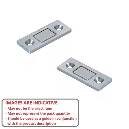Magnetic Catch   41 x 16.5 x 2.6 mm  - Ultra Thin Heavy Duty - MBA  (Pack of 1)