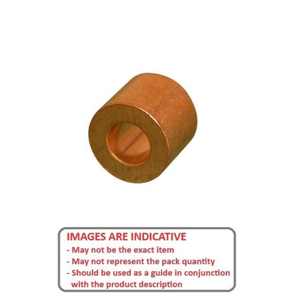 Cable Attachment    3.18 mm  - Stop Sleeves Copper - MBA  (Pack of 250)