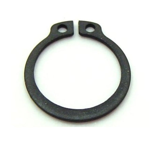 Anello elastico esterno 10 x 1,2 mm - Acciaio al carbonio senza scanalatura - Albero 10,00 - MBA (confezione da 1)