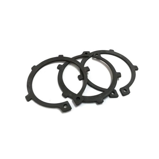 Anello elastico esterno 25 x 1,2 mm - Acciaio al carbonio con alette - Albero 25,0 - MBA (confezione da 5)