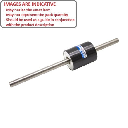 Slip Clutch  612 to 1224 x 8 x 180 mm  - Magnetic Particle Integral Shaft No Power - MBA  (Pack of 1)