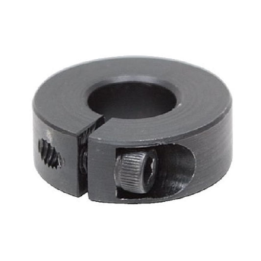 Shaft Collar   15.875 x 33.34 x 11.1 mm  - One Piece Clamp Steel Black Oxide Coated - Round Bore - MBA  (Pack of 1)