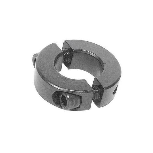 Shaft Collar   15 x 34 x 13 mm  - Two Piece Clamp Mild Steel - Round Bore - MBA  (Pack of 1)