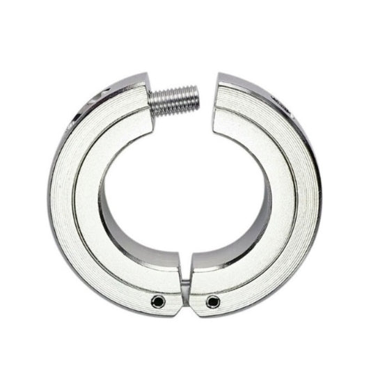 Shaft Collar   12 x 28 x 11 mm  - Hinged Stainless - Round Bore - MBA  (Pack of 1)
