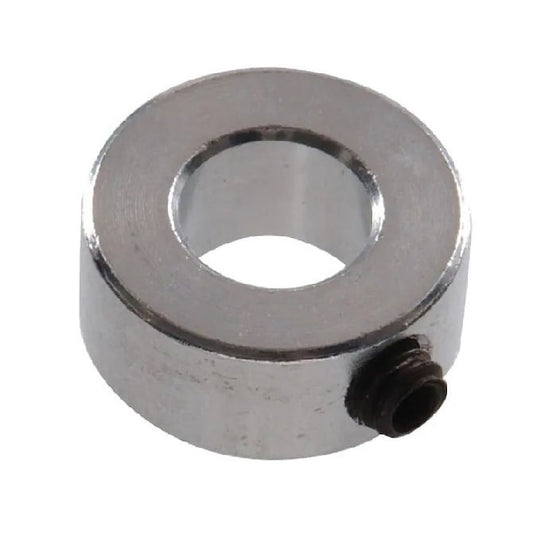 Shaft Collar    9.525 x 19.10 x 9.5 mm  - One Piece Set Screw Carbon Steel - Round Bore - MBA  (Pack of 1)