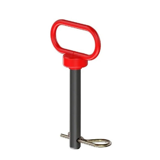Clevis Pin   19.05 x 165.1 mm  - Basic Heat treated High Tensile Steel Zinc Plated - Powder Coated Handle - MBA  (Pack of 1)