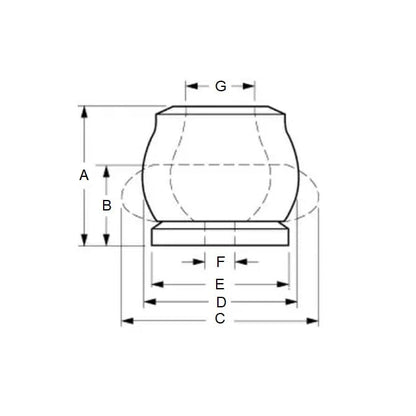 Elastomer Bumper   31.8 x 31.8 mm  - Medium Absorption Low Reaction Force Elastomer - MBA  (Pack of 1)