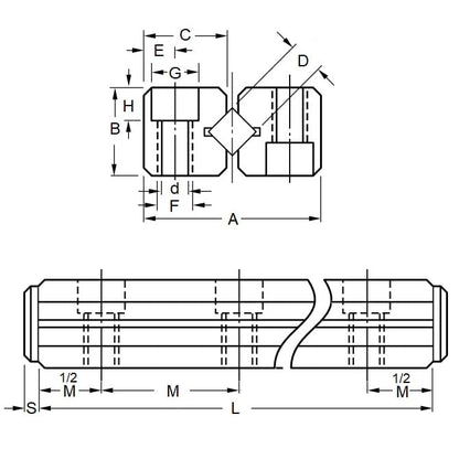 Linear Slide    5 x 30 x 18.01 mm  - Cross Roller Rail - MBA  (Pack of 1)